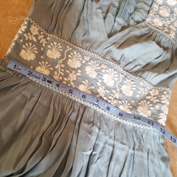 French Blue Embroidered Del Rio - Picture 4 of 7